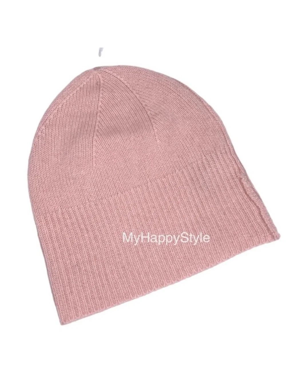 NORDSTROM Rack NEW 100% Cashmere Beanie Hat Blush Pink NEW